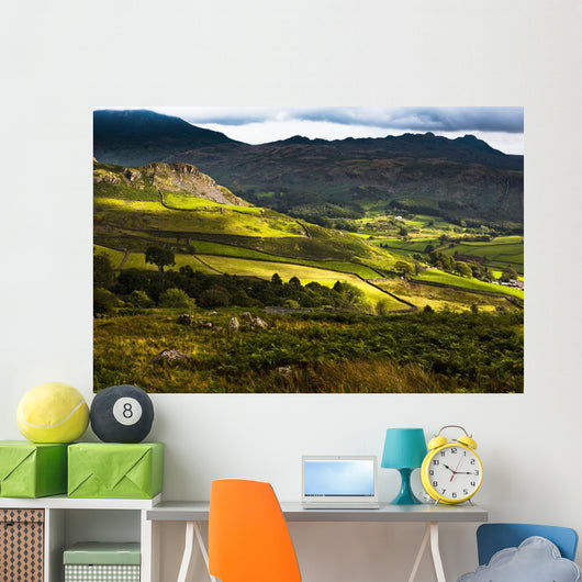 Langdale Hills Of Western Lake District Wall Mural