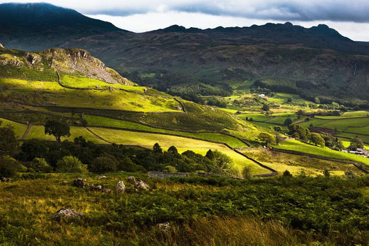 Langdale Hills Of Western Lake District Wall Mural