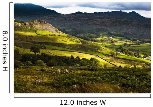 Langdale Hills Of Western Lake District Wall Mural