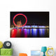 South Bank And London Eye Wall Mural
