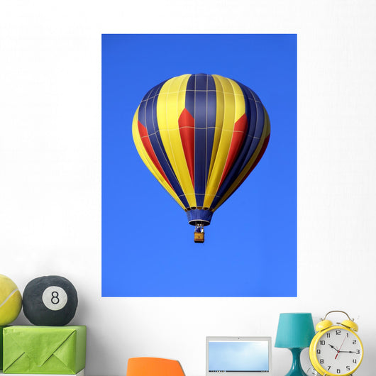 Colorful Hot Air Balloon Wall Mural