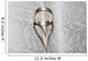 Close up of a gold ring with the shadow of an heart Wall Mural