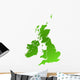 United Kingdom Map Wall Mural