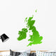 United Kingdom Map Wall Mural