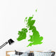 United Kingdom Map Wall Mural