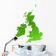 United Kingdom Map Wall Mural