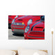 red mini coopers Wall Mural