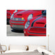 red mini coopers Wall Mural