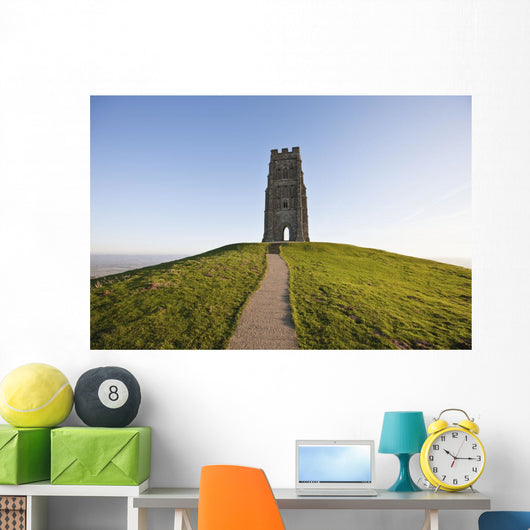 Tower On Top Of Hill Wall Mural