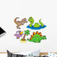 Various Dinosaur Collection Wall Decal