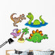Various Dinosaur Collection Wall Decal