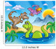 Landscape With Dinosaurs Wall Mural