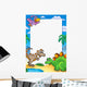 Prehistoric Frame with Dinosaurs