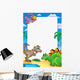 Prehistoric Frame with Dinosaurs