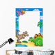 Prehistoric Frame with Dinosaurs