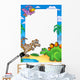 Prehistoric Frame with Dinosaurs