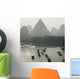 Boats Along The Li River At Sunset Wall Mural