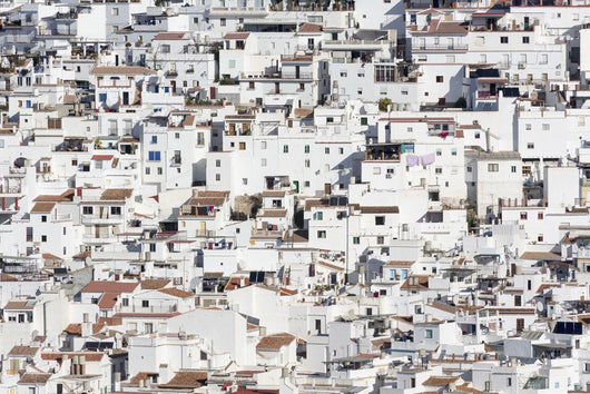 Typical White-Washed Mountain Town Belonging To The Comarca Wall Mural