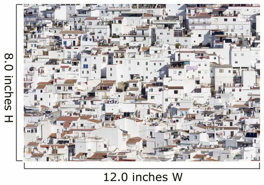 Typical White-Washed Mountain Town Belonging To The Comarca Wall Mural
