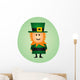 St Patricks Day Leprechaun Wall Mural