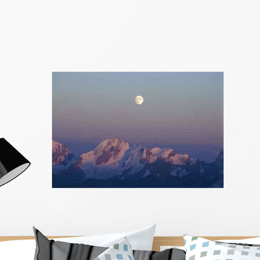 Caucasus Mountains Night Wall Decal