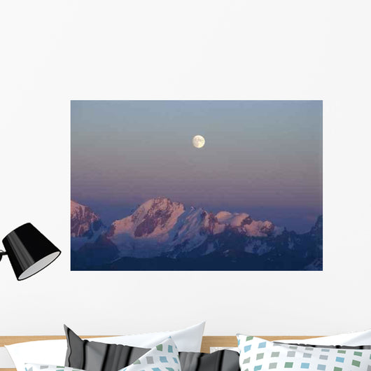 Caucasus Mountains Night Wall Decal