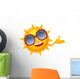 Cartoon Character Sun Wall Decal