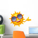 Cartoon Character Sun Wall Decal