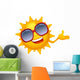 Cartoon Character Sun Wall Decal