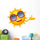 Cartoon Character Sun Wall Decal