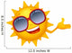 Cartoon Character Sun Wall Decal