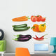 The big colorful group of vegetables. Photo-realistic vector. Wall Mural