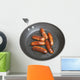 Sausages in Frying Pan Wall Decal