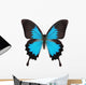 Blue butterfly Wall Decal
