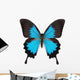 Blue butterfly Wall Decal
