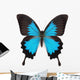Blue butterfly Wall Decal