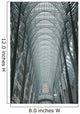 Large Arched Glass And Metal Domed Ceiling Wall Mural