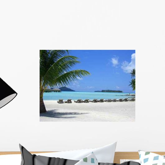 Plage Bora-bora Wall Decal