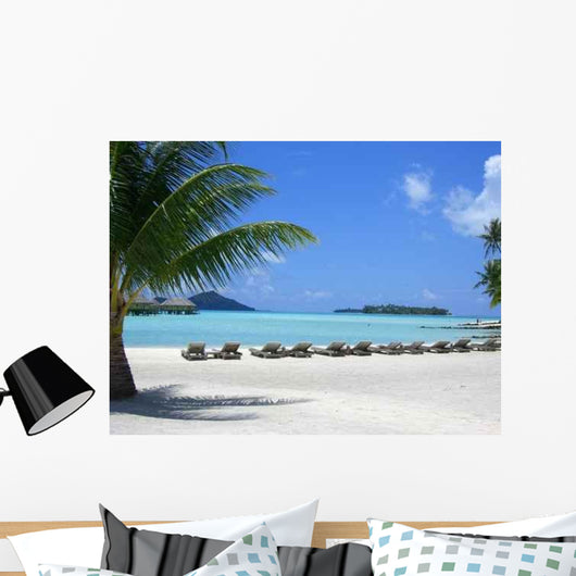 Plage Bora-bora Wall Decal