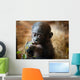 Cute Baby Bonobo Monkey Wall Mural