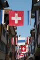 Schweiz Fahnen Wall Decal