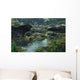 Peaceful Woodland Pond Wall Decal