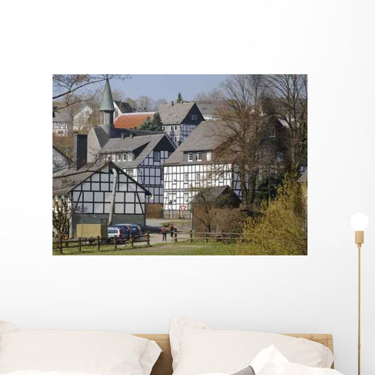 Half-timbered Houses Sauerland Wall Decal