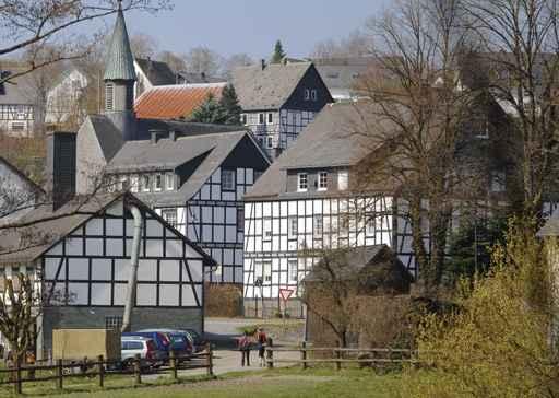 Half-timbered Houses Sauerland Wall Decal