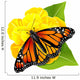 Monarch Butterfly Flower Wall Decal