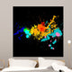 Paint splats Wall Mural