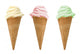 Three Ice Creams Wall Decal
