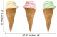 Three Ice Creams Wall Decal