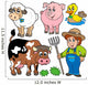 Farm Cartoons Collection Wall Stickers