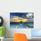 Idyllic Sunset over Indian Wall Decal